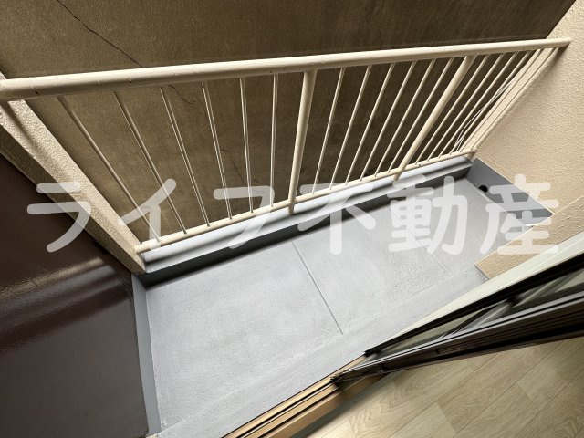 HY宝持マンションのバルコニー