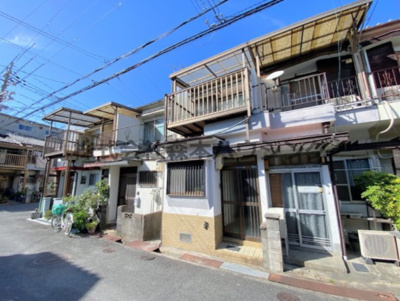 【外観】 | 　寝屋川市点野4丁目8テラスハウス | 外観もきれいです