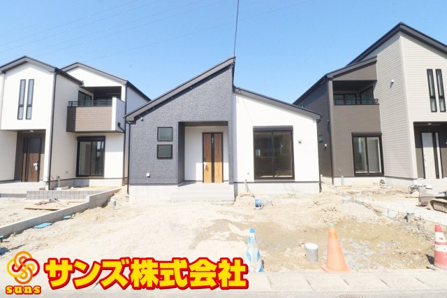 郡山市富久山町久保田字岡ノ城　　　３号棟　　　行健小学校、行健中学区の外観パース|南東側から見た外観CGパース♪