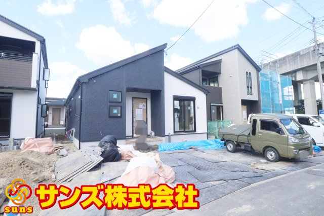 郡山市富久山町久保田字岡ノ城　　　３号棟　　　行健小学校、行健中学区の外観|南西側から見た外観♪