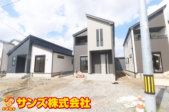 郡山市富久山町久保田字岡ノ城　　　4号棟　　　行健小学校、行健中学区の外観|南東側から見た外観♪