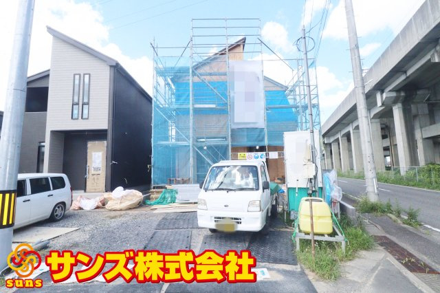 郡山市富久山町久保田字岡ノ城　　　5号棟　　　行健小学校、行健中学区の外観|南側から見た外観♪