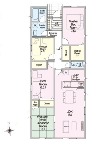 【間取り】 | あま市石作郷13-1『仲介料無料』新築戸建て | 1号棟