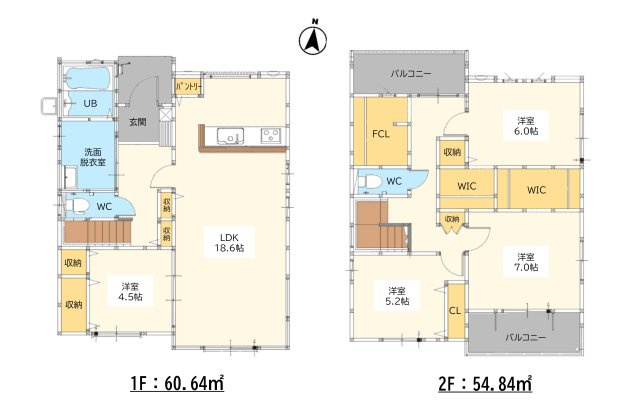 三養基郡上峰町大字坊所第10-1棟（6号棟）の間取り|全居室収納付きで便利です。