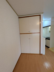 奥行きのある収納スペース
