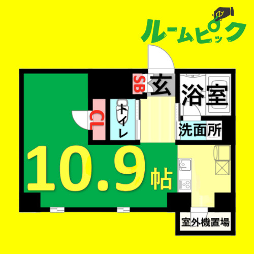 KDXレジデンス東桜I　名古屋市賃貸　仲介手数料無料の間取り