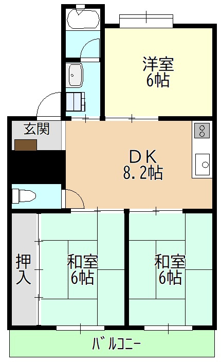 メゾン寿ゞ喜の間取り