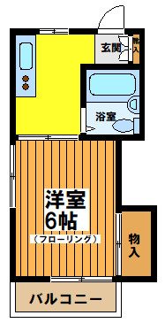 シャンブルFUNEの間取り