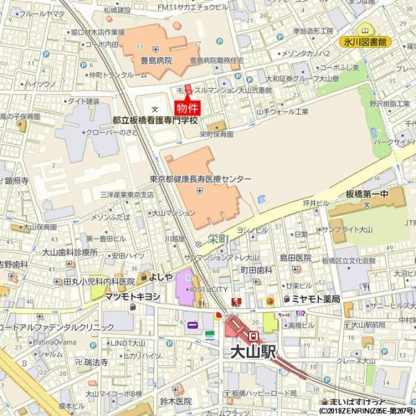 ライブカーサ板橋大山の地図