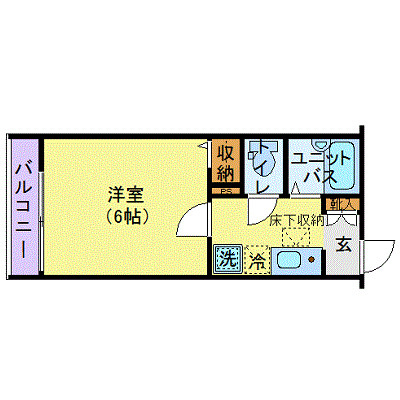 フェリーチェ阿佐ヶ谷Ⅴの間取り