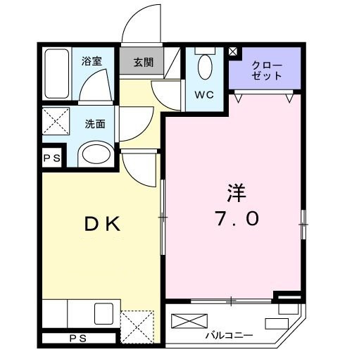 フランの間取り|間取りです。