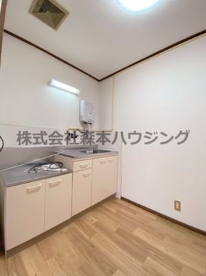 【キッチン】 | 　寝屋川市黒原城内町15テラスハウス | キッチンでお料理をお楽しみください