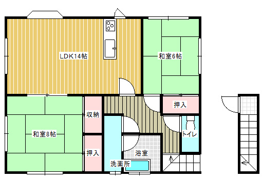 N CourtⅡの間取り