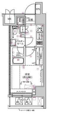LUMEED横濱鶴見の間取り|間取りです。