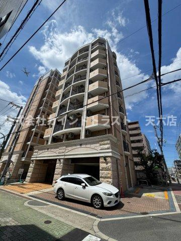 ラグゼ都島北Ⅱの外観|おしゃれな外観です