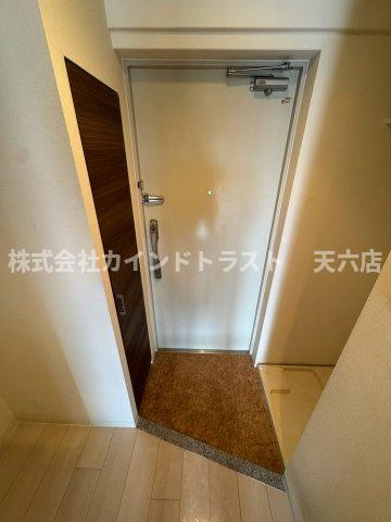 ラグゼ都島北Ⅱの玄関|ゆったりとした玄関です