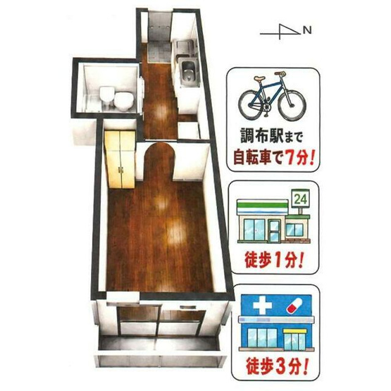 【間取り】 | コーポ石玲