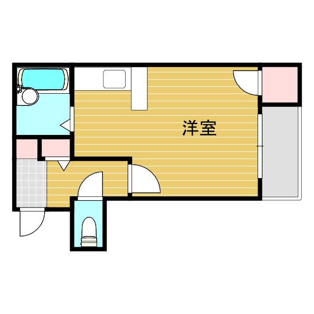 サンキャッスル十三の間取り