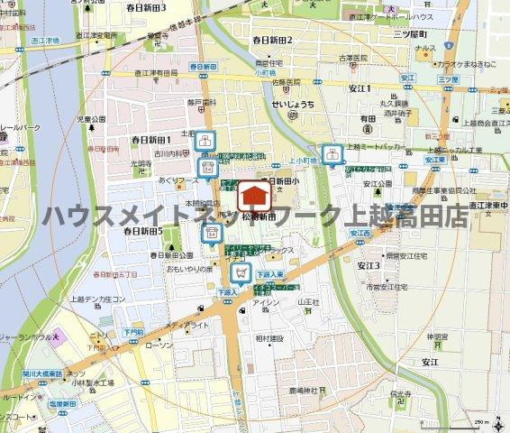 ヴィラージュⅡの地図|位置図