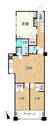 【間取り】 | 最上階11階の３DK角部屋！サンルーム付き！各お部屋が大きく使いやすい！収納もばっちり！