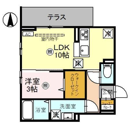 コンフォート岩押の間取り