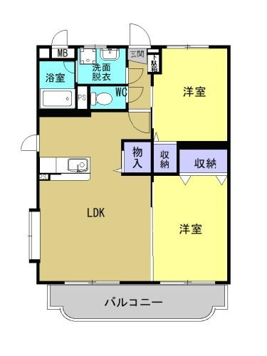 グランメール Kの間取り