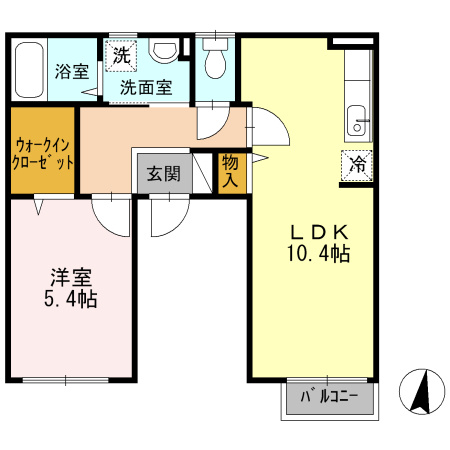 モンシャトー中央の間取り