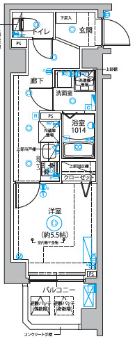 DIPS西新井の間取り