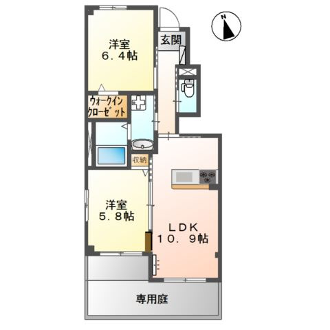 エルピーダの間取り