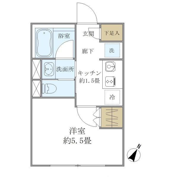 ＣＯＭＰＯＳＩＴＥ高輪の間取り