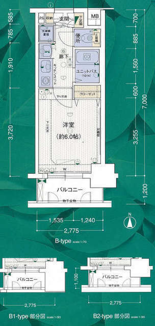 プレサンス桜通アベニューの間取り