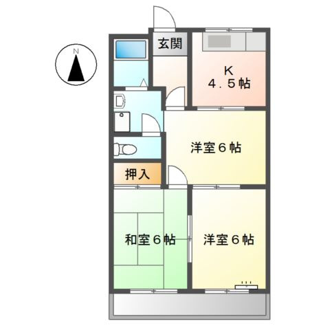 ステージ マノンの間取り