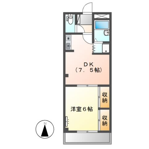 ヒルズ松浦の間取り