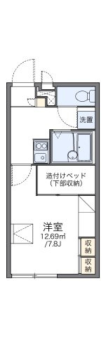 レオパレスヴィオレの間取り