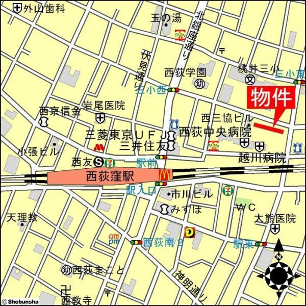 プレミアコンフォート西荻窪の地図