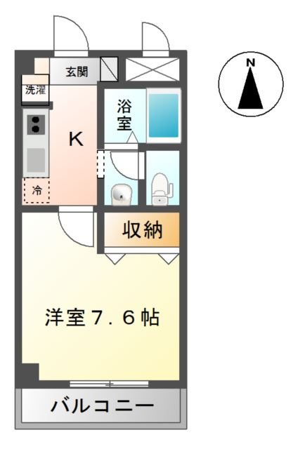 パールハイツ蘇我Ⅱの間取り