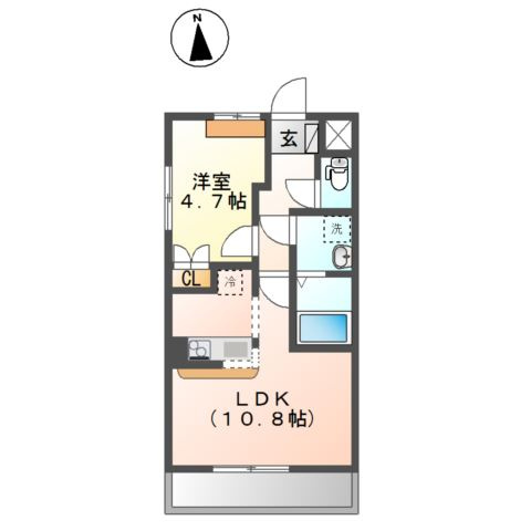 クレールスクエアの間取り
