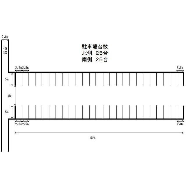 岐阜市薮田東１丁目の駐車場の外観