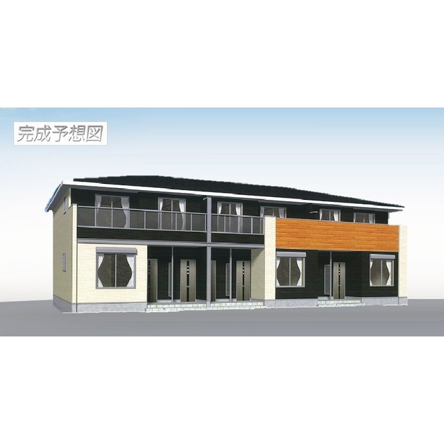 岐阜市江添３丁目のアパートの外観