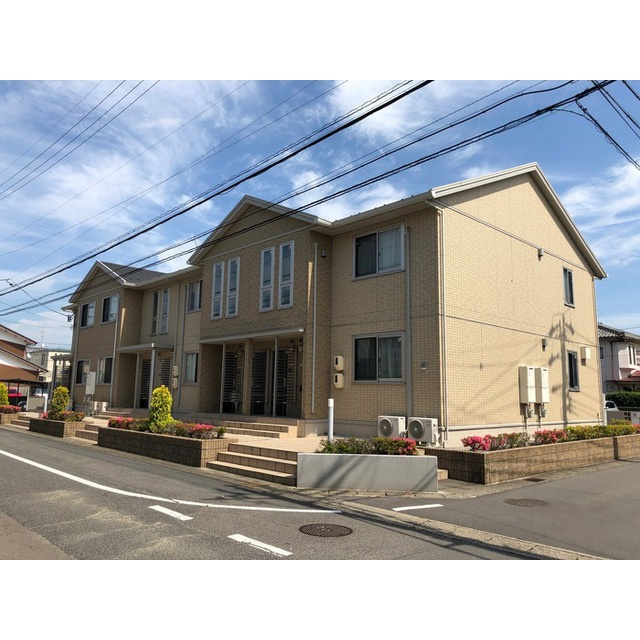 各務原市鵜沼朝日町４丁目のアパートの外観