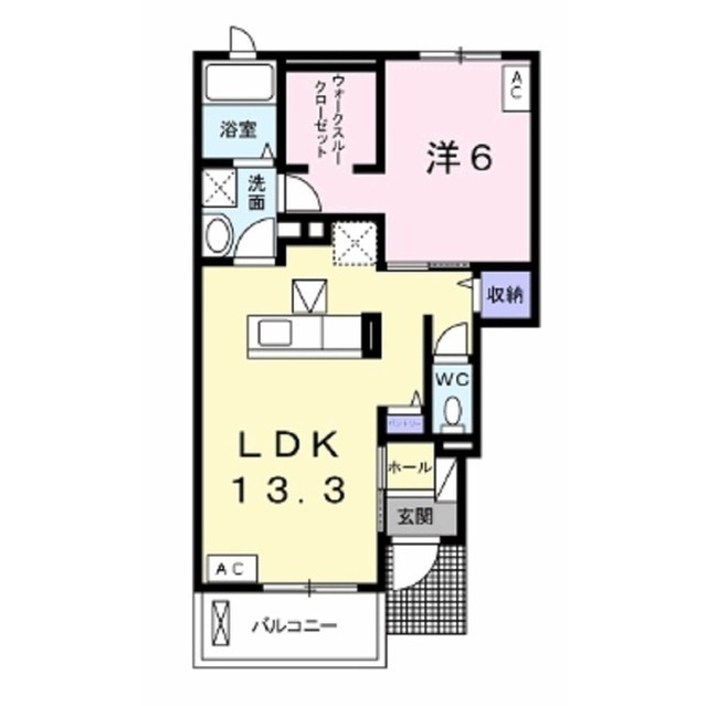 ノーブル　グラス　Ⅱの間取り