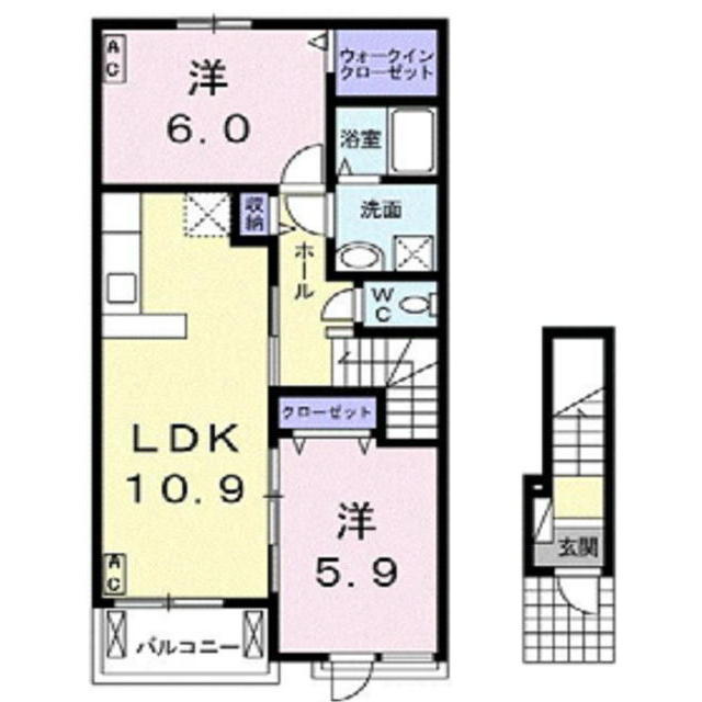 コンフォート北鶉の間取り