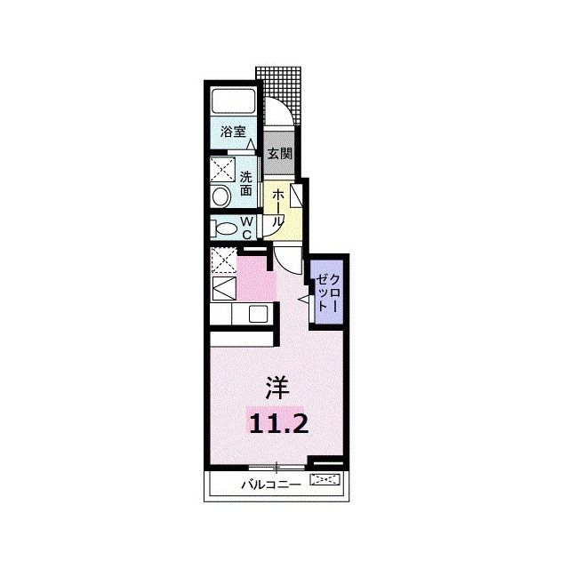 クレセント参番館の間取り