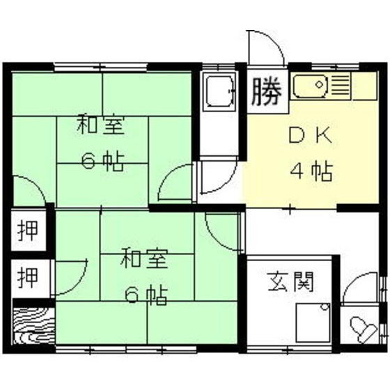 岐阜市則武の一戸建ての間取り
