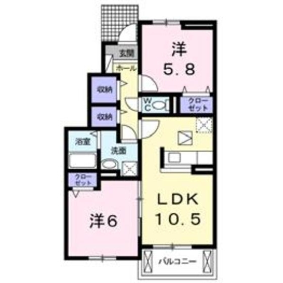 Ａ・Ｏ　ＳｑｕａｒｅＢの間取り
