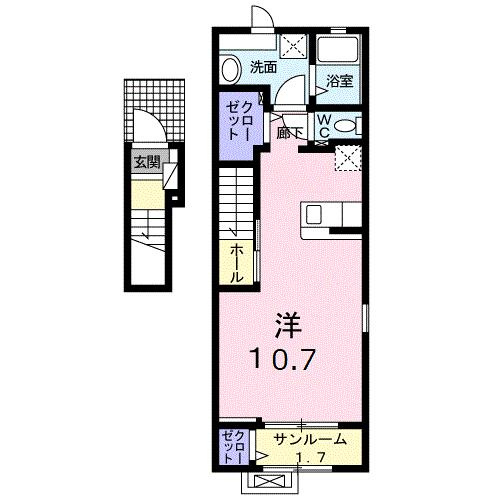 コートヤードⅦの間取り