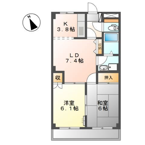 サンパレスの間取り