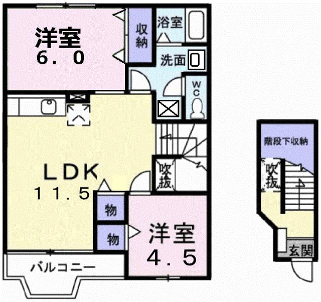 エレガンローズの間取り