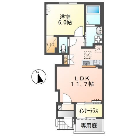 ｃｌｅｌｉａ　（クレリア）の間取り
