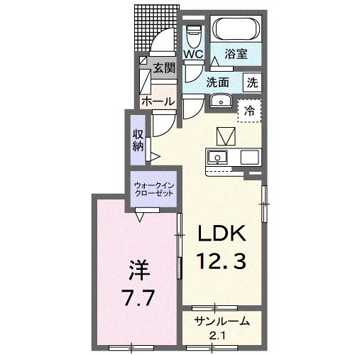 ナトリア　ポートの間取り